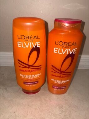 L'Oreal Elvive Dream Lengths Split End Sealing Shampoo & Conditioner - Orange
